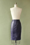 Lanna Leather Pencil Skirt M