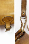 J.G. Hook Honey Leather Saddle Bag