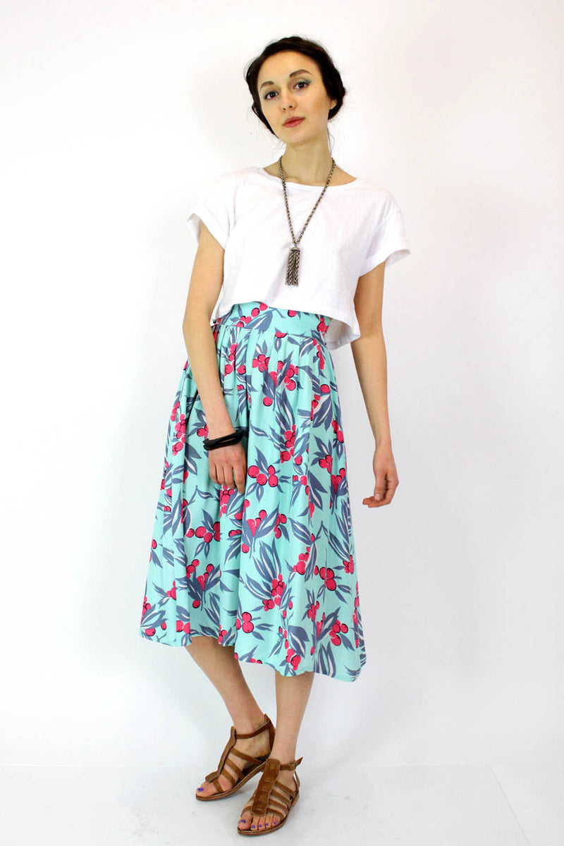Berry Full Skirt w/ Pockets S/M