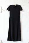 Jet Black Column Sweaterdress XS