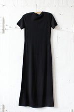 Jet Black Column Sweaterdress XS