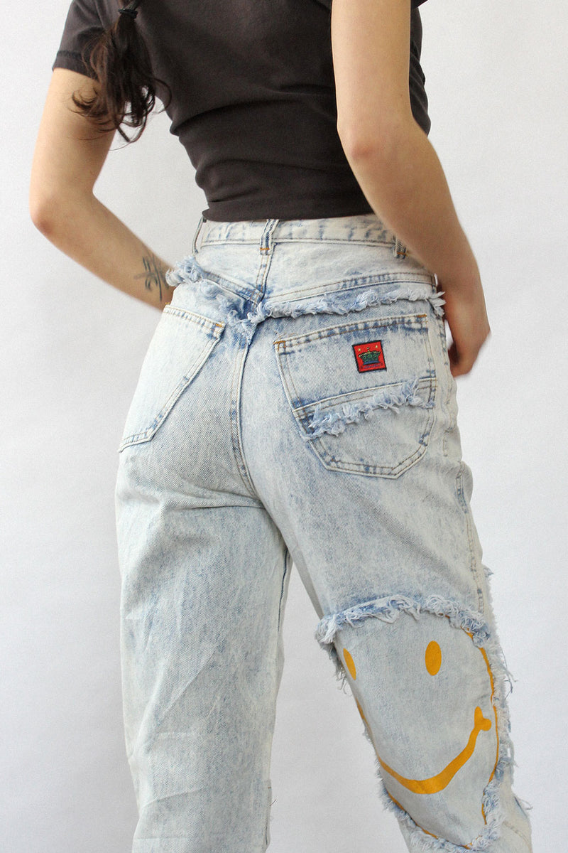 Joujou Stonewash Smiley Jeans XS