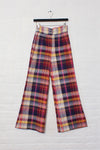 Welch Plaid Bell Bottoms S
