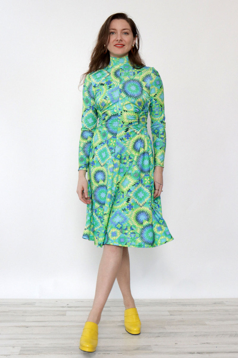 Robert-David Morton Trippy Knit Dress S
