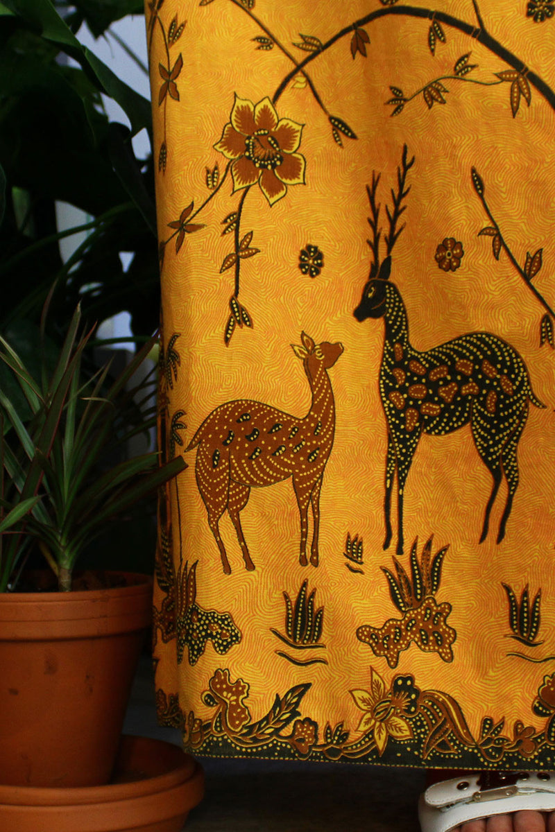 Lanz Scenic Batik Maxi Dress XS