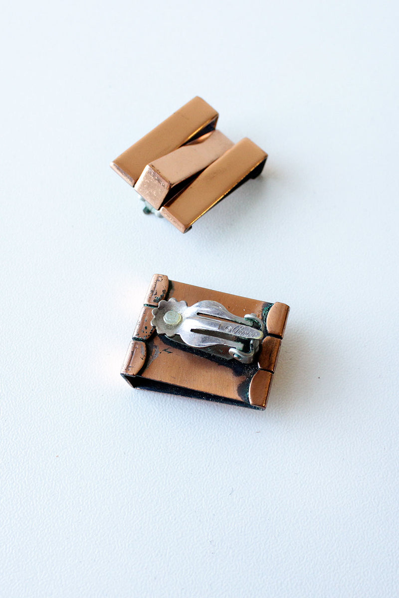 Copper Deco Clip-ons