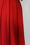 Poinsettia Red Boucle Dress S