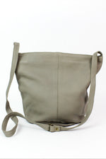 Putty Leather Bucket Bag