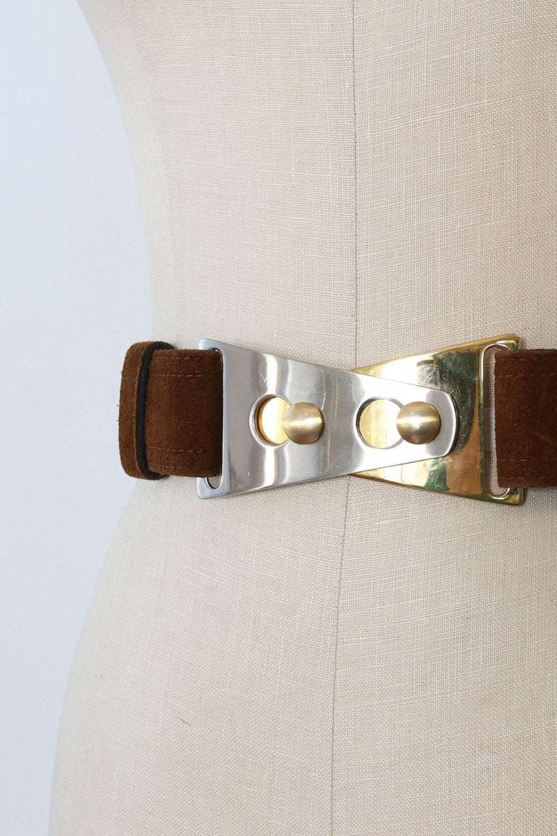 Morris Mixed Metal Waist Belt S-L