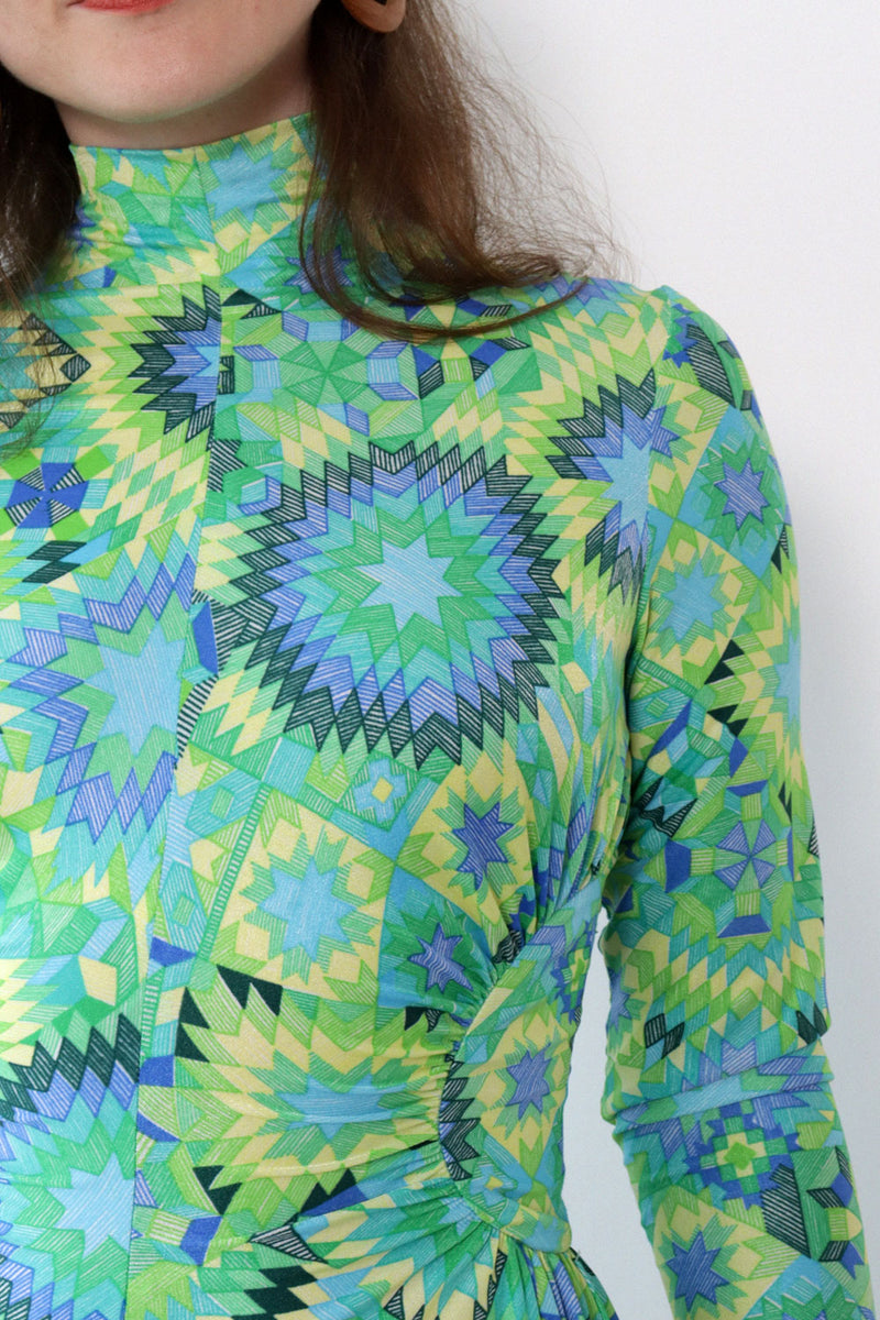 Robert-David Morton Trippy Knit Dress S