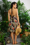 Butterfly In The Jungle Wrap Skirt M