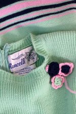 Roncelli Mint Stripe Sweaterdress XS/S