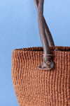 Chocolate Sisal Market Bag