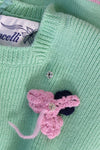 Roncelli Mint Stripe Sweaterdress XS/S
