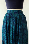 Perry Ellis Abstract Paisley Midi XS