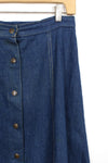 Louis Denim Flare Skirt M