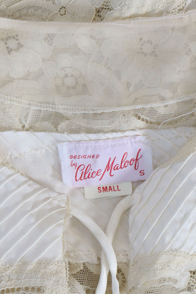 Ivory Lace Alice Topper XS-M