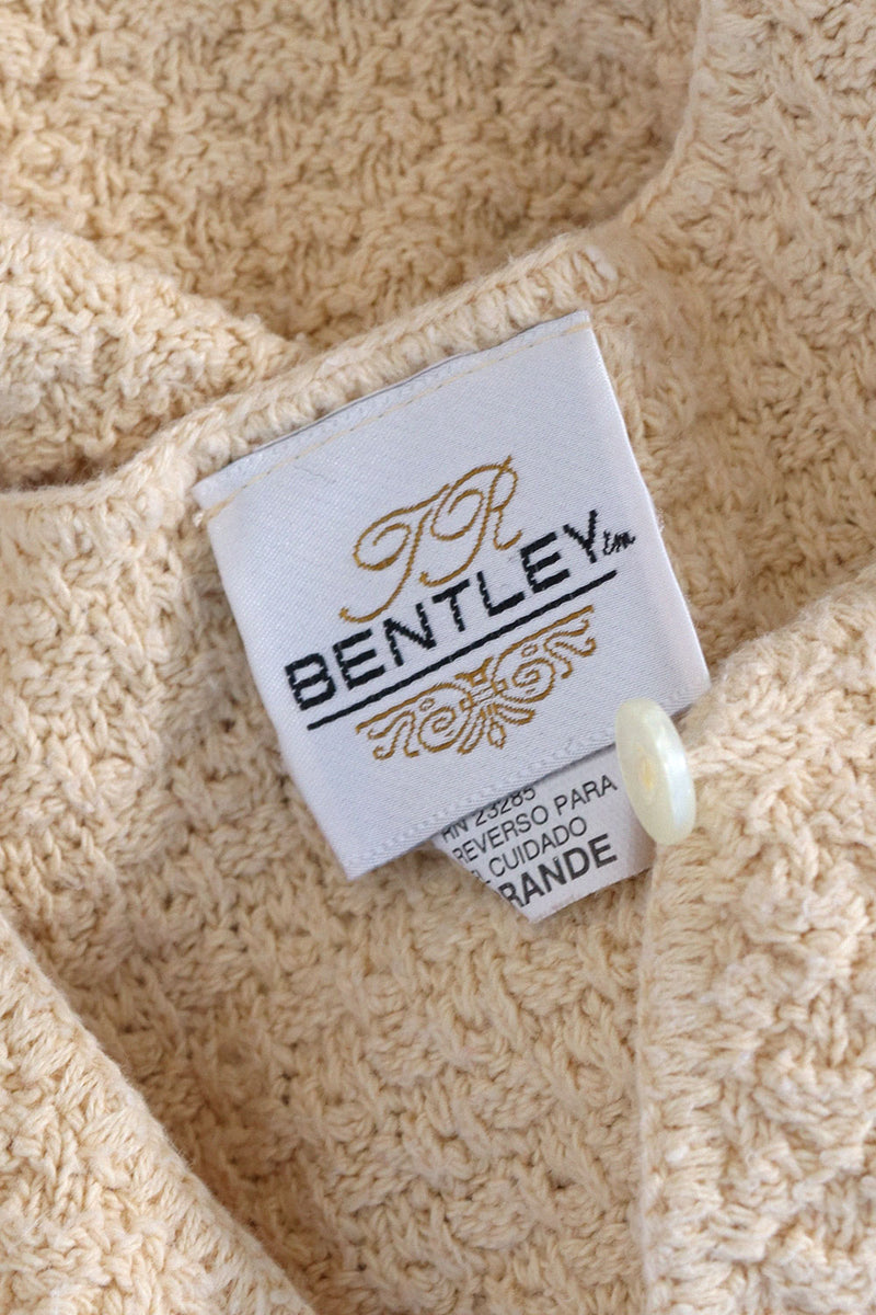 Bentley Cream Knit Tank M/L