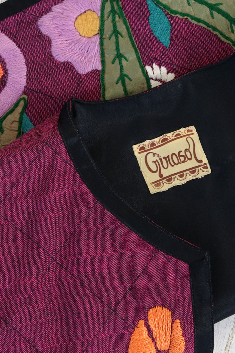 Girasol Embroidered Crop Jacket S/M
