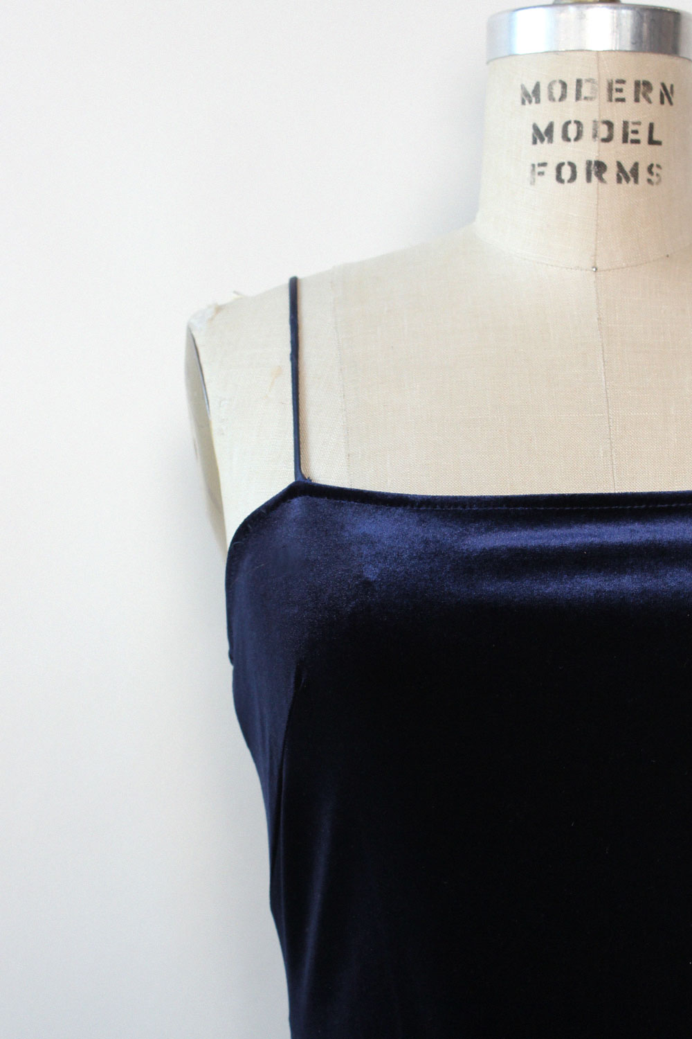 Midnight Velvet Square Neck Dress S/M