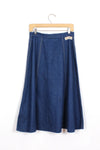 Louis Denim Flare Skirt M