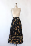 Belted Black and Tan Skirt XS/S