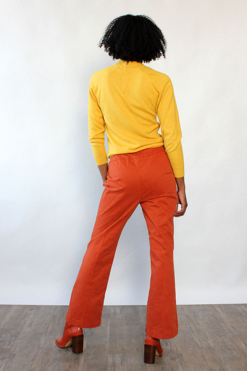 Apricot Buttonfly Pants M