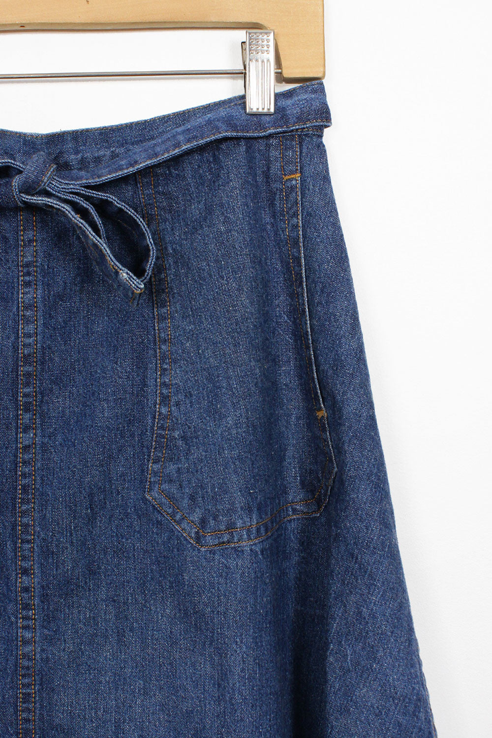 Goose Denim Wrap Skirt M