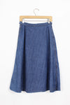 Goose Denim Wrap Skirt M