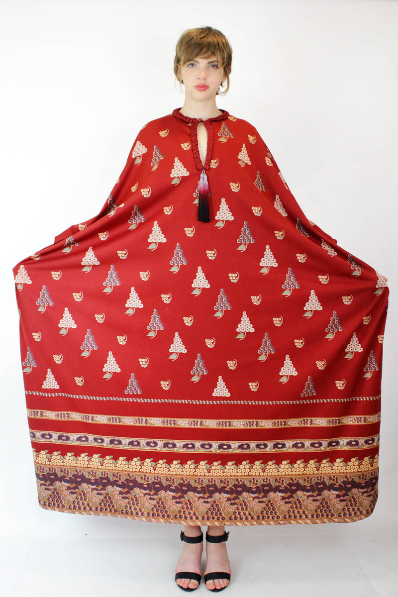Jean Varon Burgundy Caftan