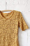 Saffron Lace Tee M