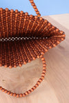 Mahogany Beaded Purse