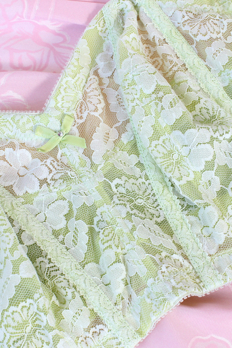 Lime Lace Bustier L
