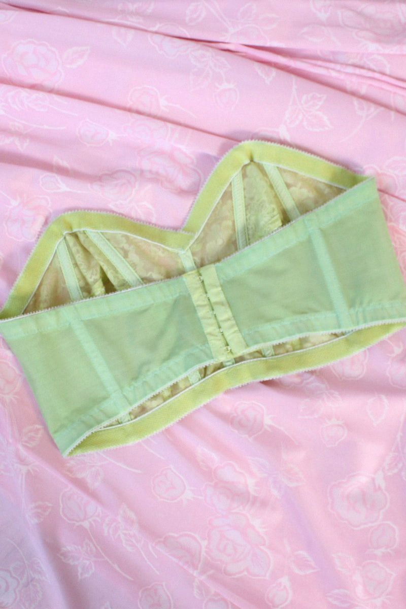 Lime Lace Bustier L
