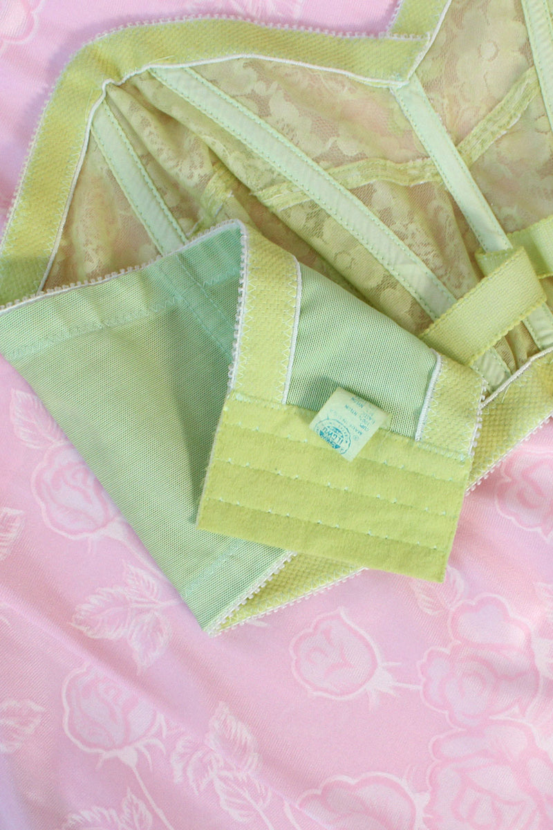 Lime Lace Bustier L