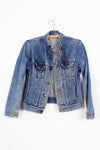 Rustler Distressed Denim Jacket S/M