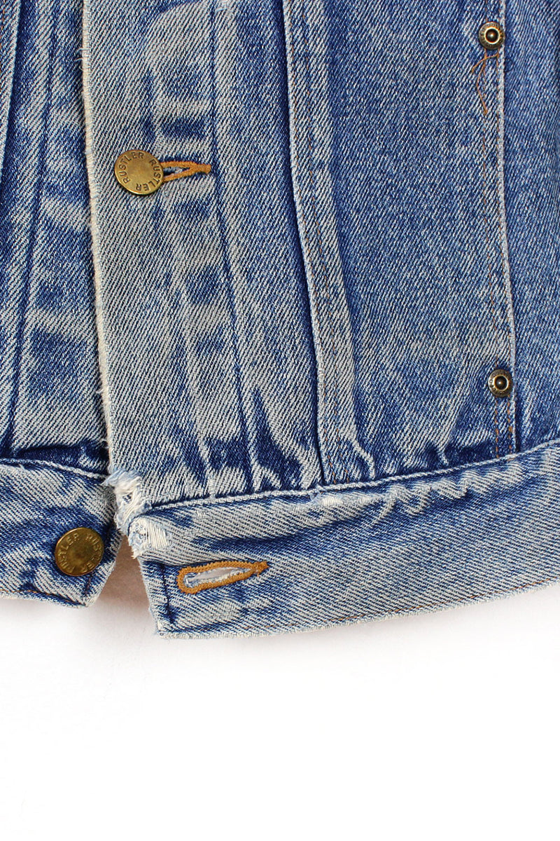 Rustler Distressed Denim Jacket S/M