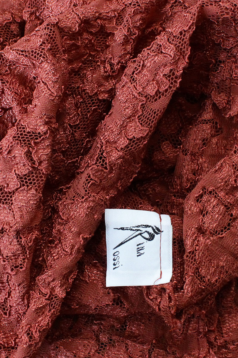 Brick Burgundy Lace Tee M/L