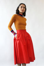 YSL Canary Cotton Skirt XS