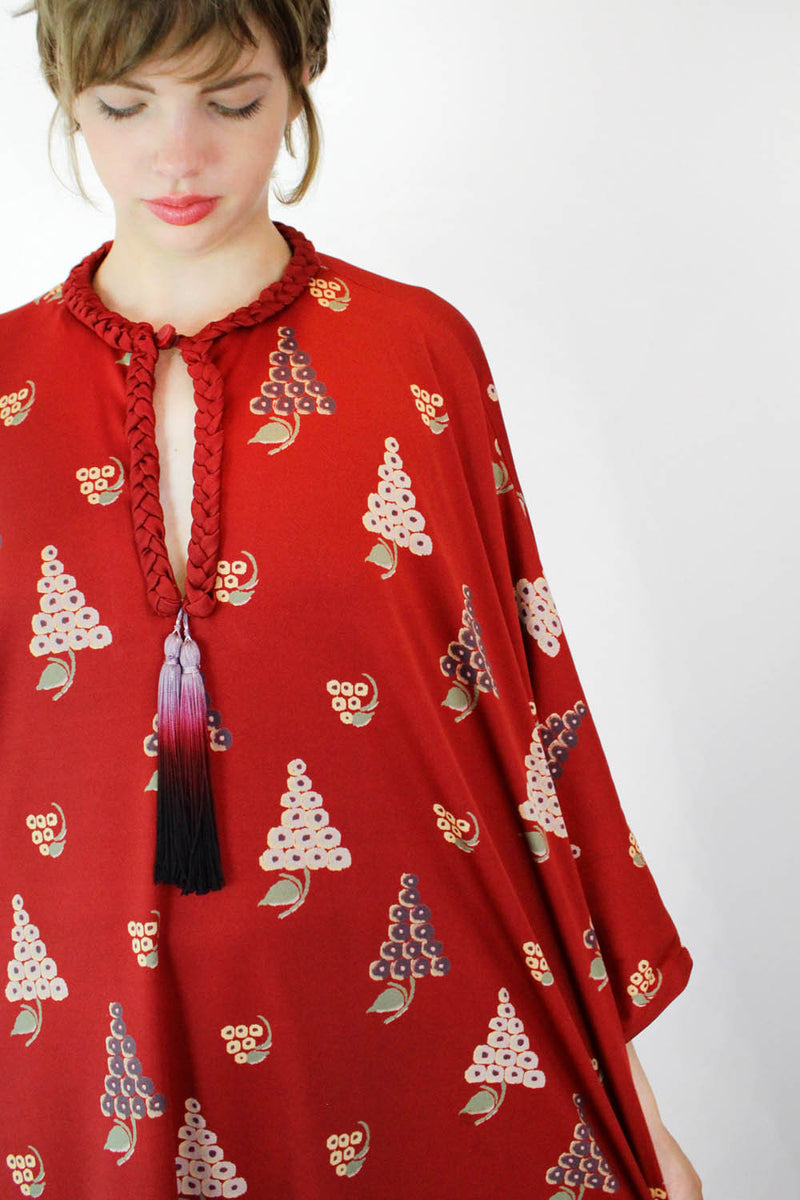 Jean Varon Burgundy Caftan