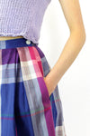 Plaid Pocket Cotton Midi XS/S