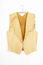 Painted Leather Vest M/L