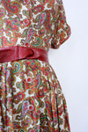 Cáy Artley Rayon Paisley Dress L