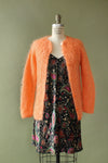 Coral Italian Mohair Cardigan S