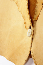 Painted Leather Vest M/L