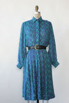 Wallpaper Aqua Floral Dress S/M