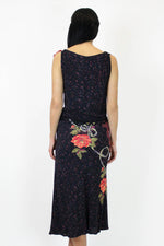 Rayon Crepe Ribbon Dress S/M