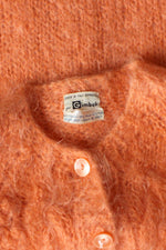 Coral Italian Mohair Cardigan S