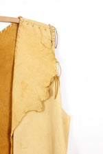 Painted Leather Vest M/L