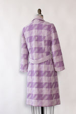 Lavender Houndstooth Coat S